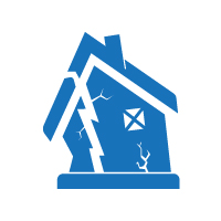 Broken Ugly Home House Logo Design