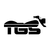 Motorcycle TGS Letter Logo Design