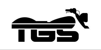 Motorcycle TGS Letter Logo Design