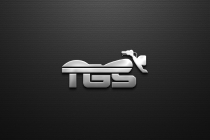 Motorcycle TGS Letter Logo Design Screenshot 2