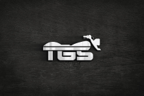 Motorcycle TGS Letter Logo Design Screenshot 3
