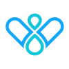 v-letter-mark-infinity-drop-logo-design