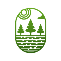 Pinelake Outdoor Nature Landscape Logo