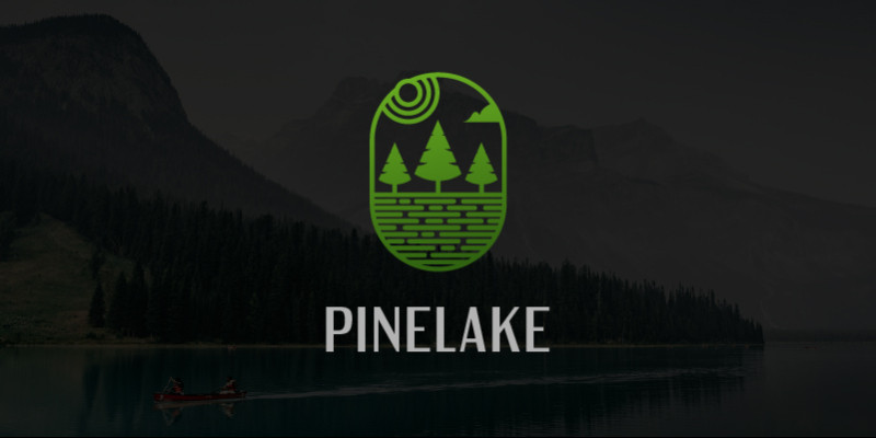 Pinelake Outdoor Nature Landscape Logo