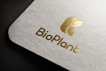 BP Letter Bio plant botanical logo Screenshot 1