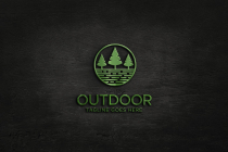 Outdoor landscape nature pine tree logo Screenshot 1