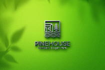 Pine house camping adventure logo Screenshot 2