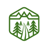 Adventure Forest Mountain Nature Logo Design