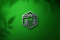 Adventure Forest Mountain Nature Logo Design Screenshot 2