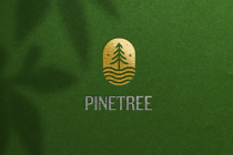 Pine Tree Natural Logo Design Template Screenshot 3
