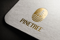 Pine Tree Natural Logo Design Template Screenshot 4