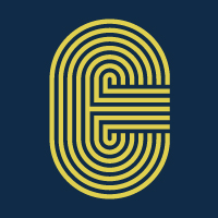 E letter Line Art Flat Monogram Logo