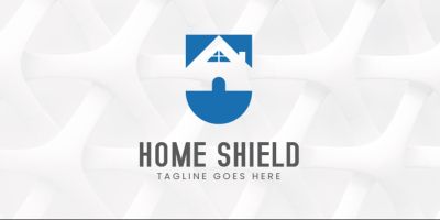 Home Shield Security Logo Design