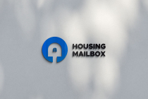 Housing Mail Box Minimalist Logo Design Screenshot 1
