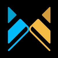 M Letter Media Book Logo Design
