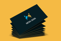 M Letter Media Book Logo Design Screenshot 1