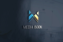 M Letter Media Book Logo Design Screenshot 4