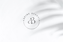 Letter AB fashion beauty logo design Screenshot 1
