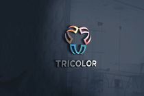 Abstract Tricolor Modern Colorful Logo Design Screenshot 5