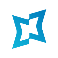 N letter monogram symbol logo design