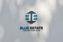 Letter B E Real Estate House Logo Design Screenshot 4