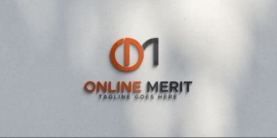 OM Letter Mark Logo Design