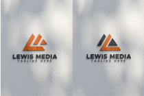 LM Letter Mark Modern Symbol Logo Design Screenshot 2