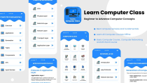 Learn Computer Course Offline - Android Template Screenshot 1