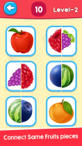 Fruit Match Puzzle Game - Android Template Screenshot 3