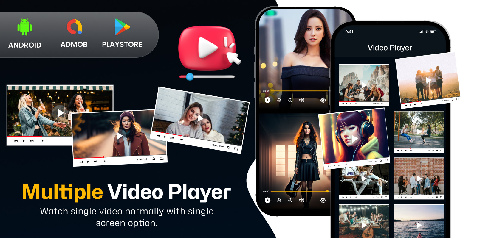 app for multi screen video
