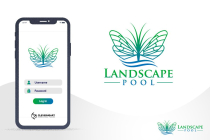 Luxury Landscape Pool Butterfly Lawn Logo Screenshot 4