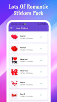 Love Stickers - Android App Source Code Screenshot 2