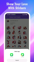 Love Stickers - Android App Source Code Screenshot 4