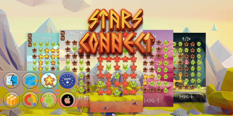 Stars Connect- Buildbox Template