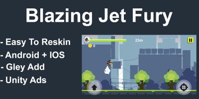 Blazing Jet Fury - Unity Source Code
