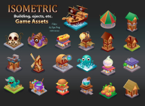 Isometric  Buildings  Objects Game assets Screenshot 1