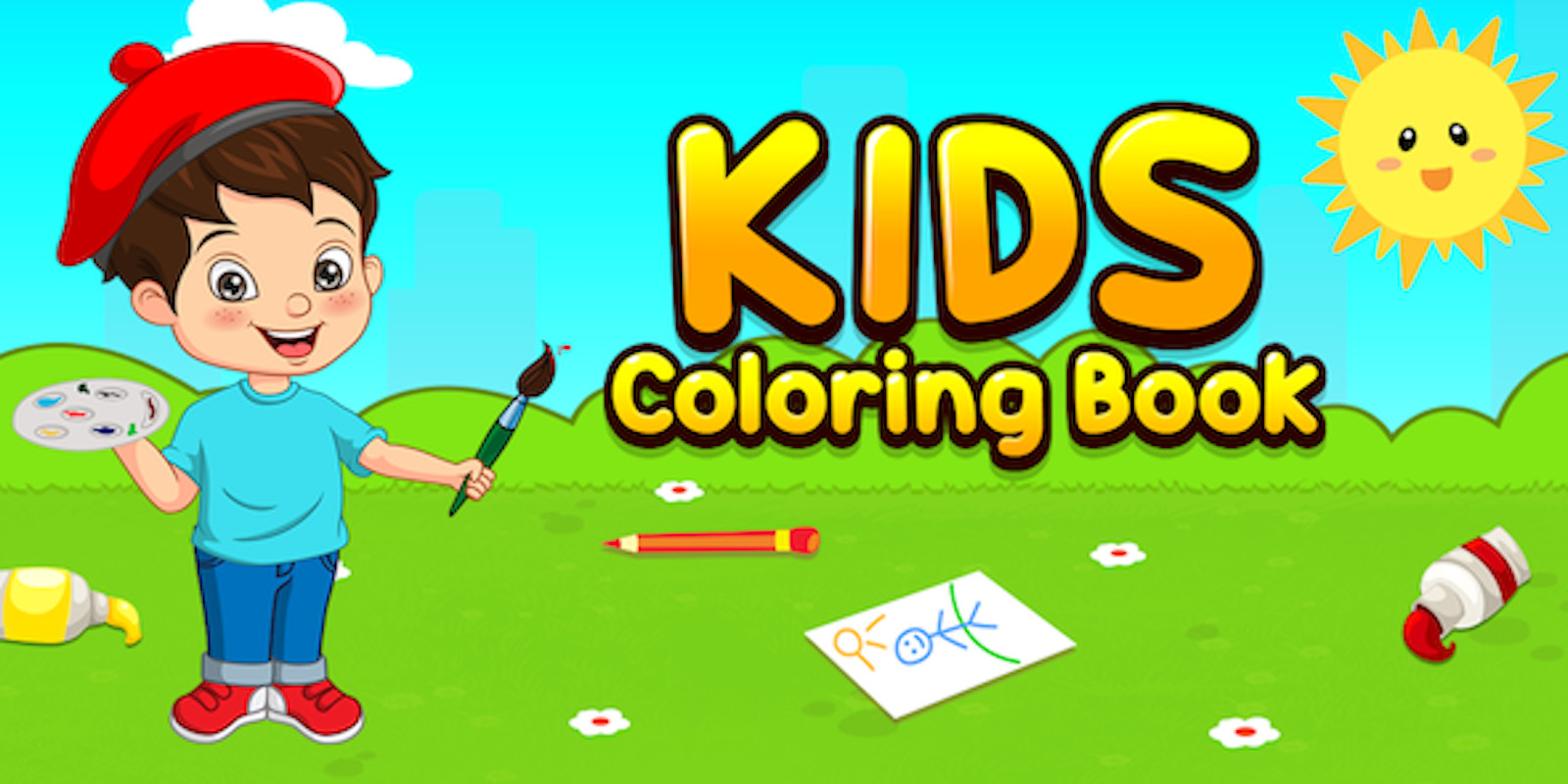 Kids Coloring Game Android App Template by SuperGame Codester