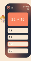 Math Quiz Game - Android App Template Screenshot 5