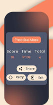 Math Quiz Game - Android App Template Screenshot 6