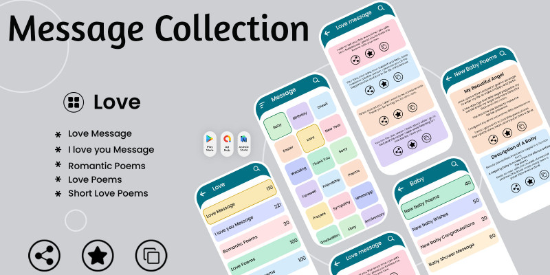 SMS Messages Collection - Android App Template