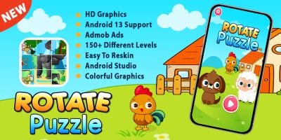 Rotate Puzzle Game For Kids - Android App