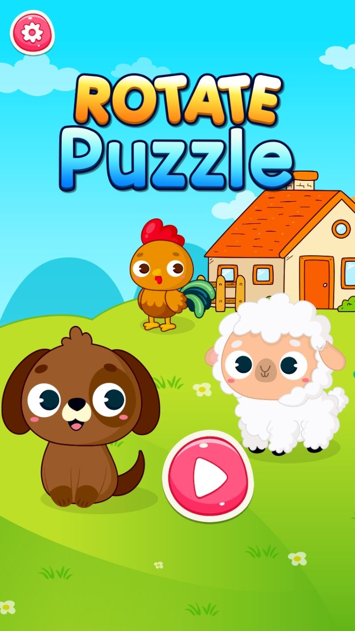 Rotate Puzzle Game For Kids Android App by SuperGame Codester