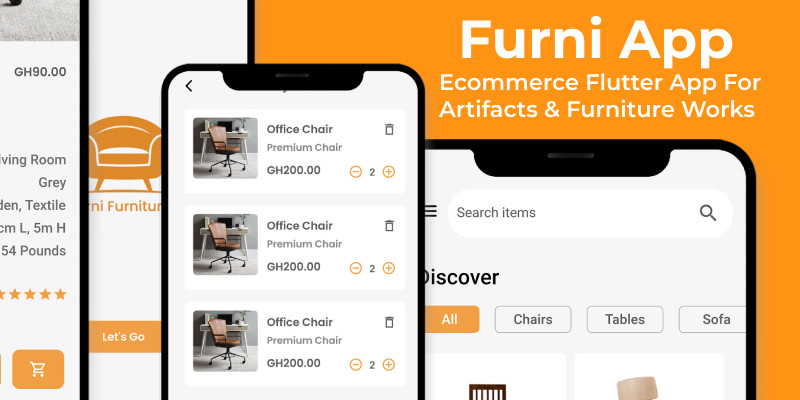 Furni - Ecommerce  Furniture UI In Flutter 
