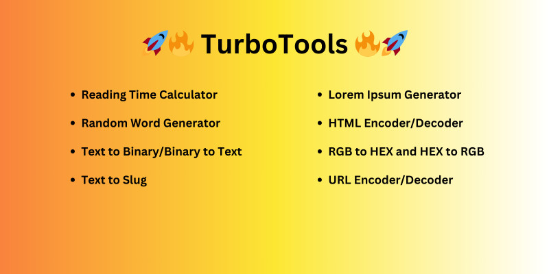 TurboTools - JavaScript Tools