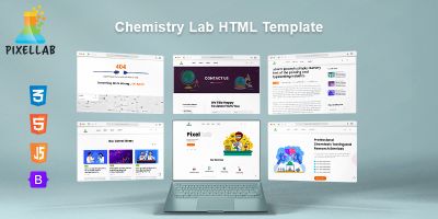 Pixel Lab - Agency And Portfolio HTML Template