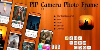 PIP Camera Frames - Android App Template