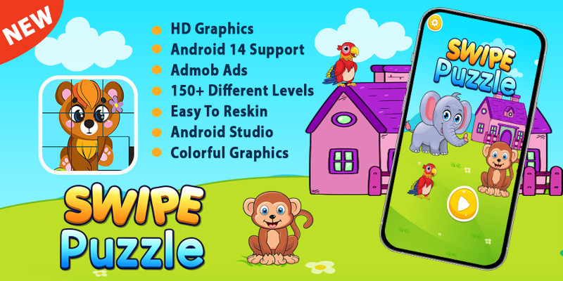 Swipe Puzzle Game For Kids Android