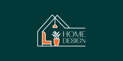 Home Decoration Interior Logo Design Template