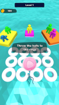 Sphere Toss Challenge Hyper casual Game Screenshot 1