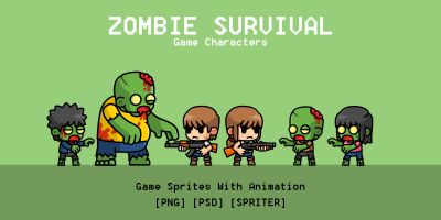 Zombie Survival - Game Characters